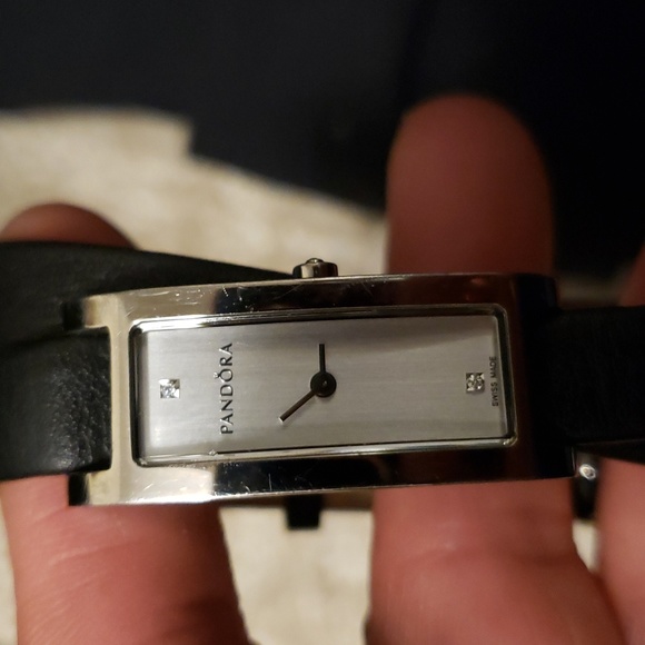 PANDORA Watch w/leather band - Picture 1 of 11